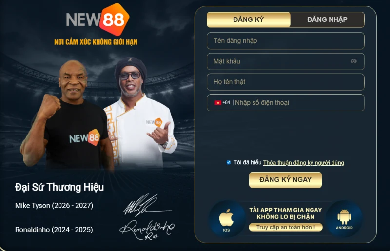 NEW88 Mobi ✔️ Trang Chủ Nhà Cái NEW88.COM Mới Nhất 2026 | Chơi Ngay 15 Quy trình đăng ký tài khoản NEW88 đơn giản và trực quan